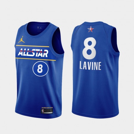 NBA Chicago Bulls Trikot Zach LaVine 8 2021 All-Star Jordan Brand Blau Swingman - Herren